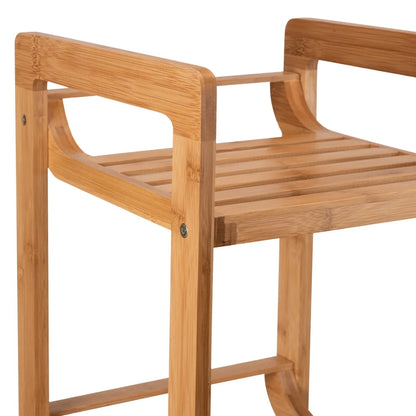 4 Tier Bamboo Shelving Tower