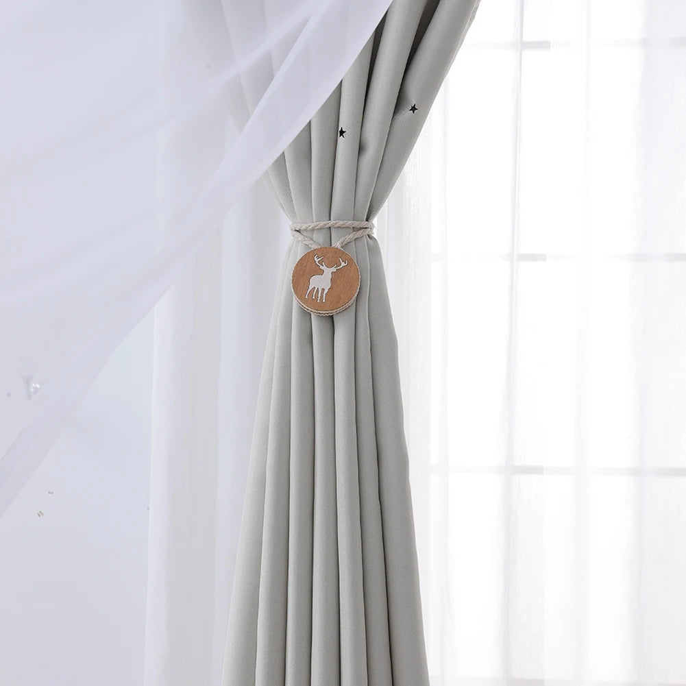 Hollow Out Star Curtain