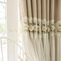 Embroidered Flower Curtains