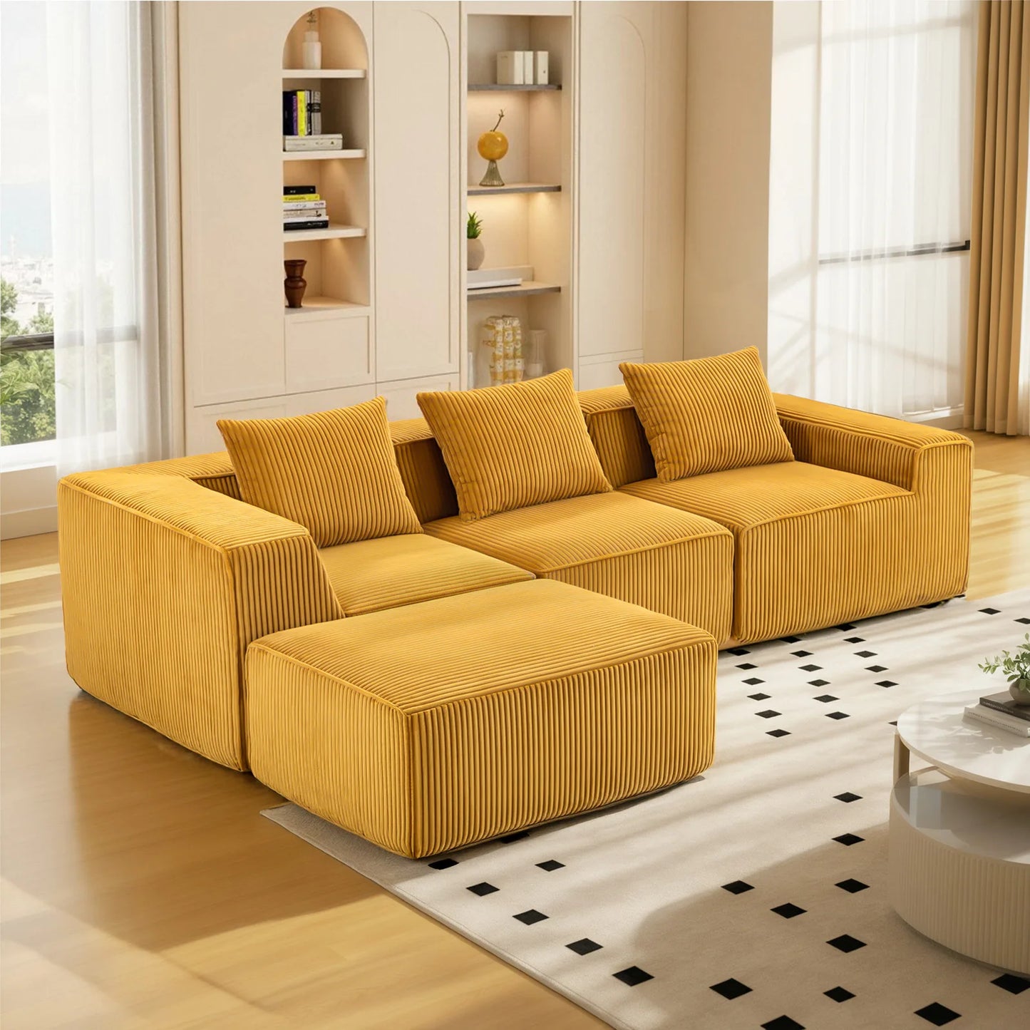 Sectional boneless Couch