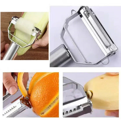 2025 1pc Double Headed Stainless Steel Peeler