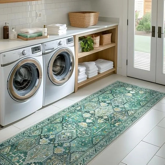 Hallway Vintage Distressed Runner Rug 2x5