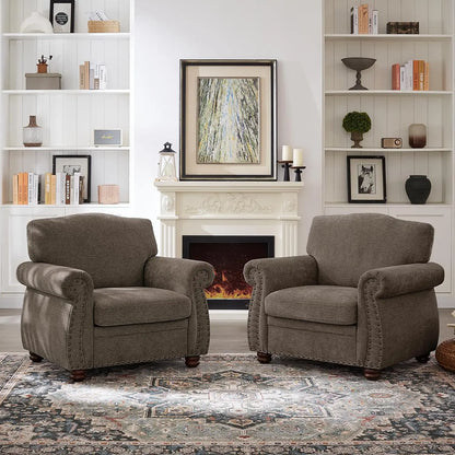 Nailhead Trim Armchair