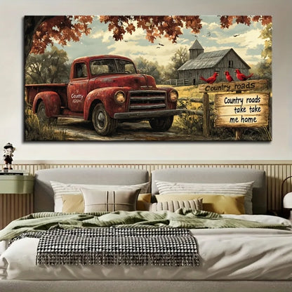 1 piece framed farmhouse wall decoration