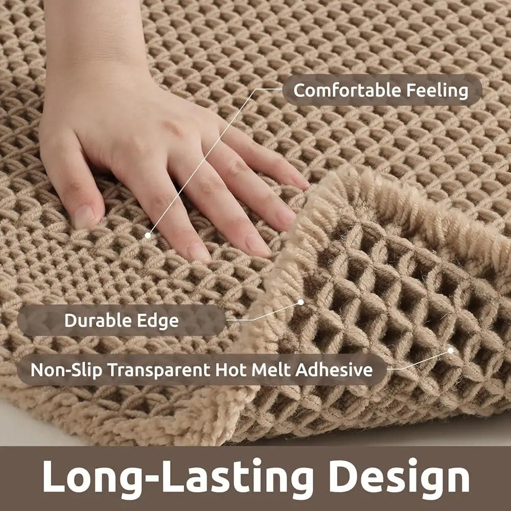 Absorbent Waffle Bath Mat