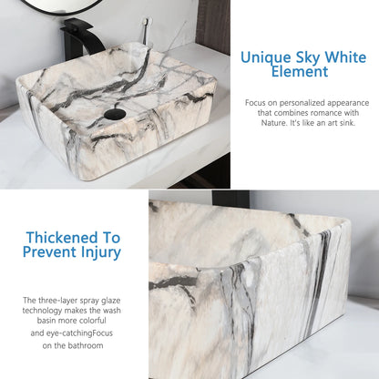 KEMAIDI Bathroom Vessel Sink