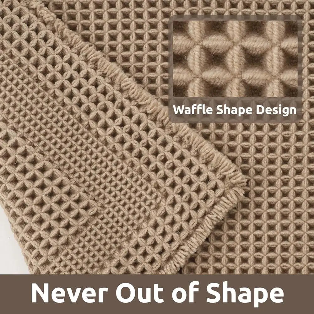 Absorbent Waffle Bath Mat