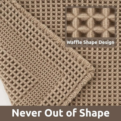 Absorbent Waffle Bath Mat