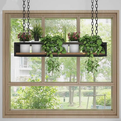 Ceiling Hanging Plant Shelves