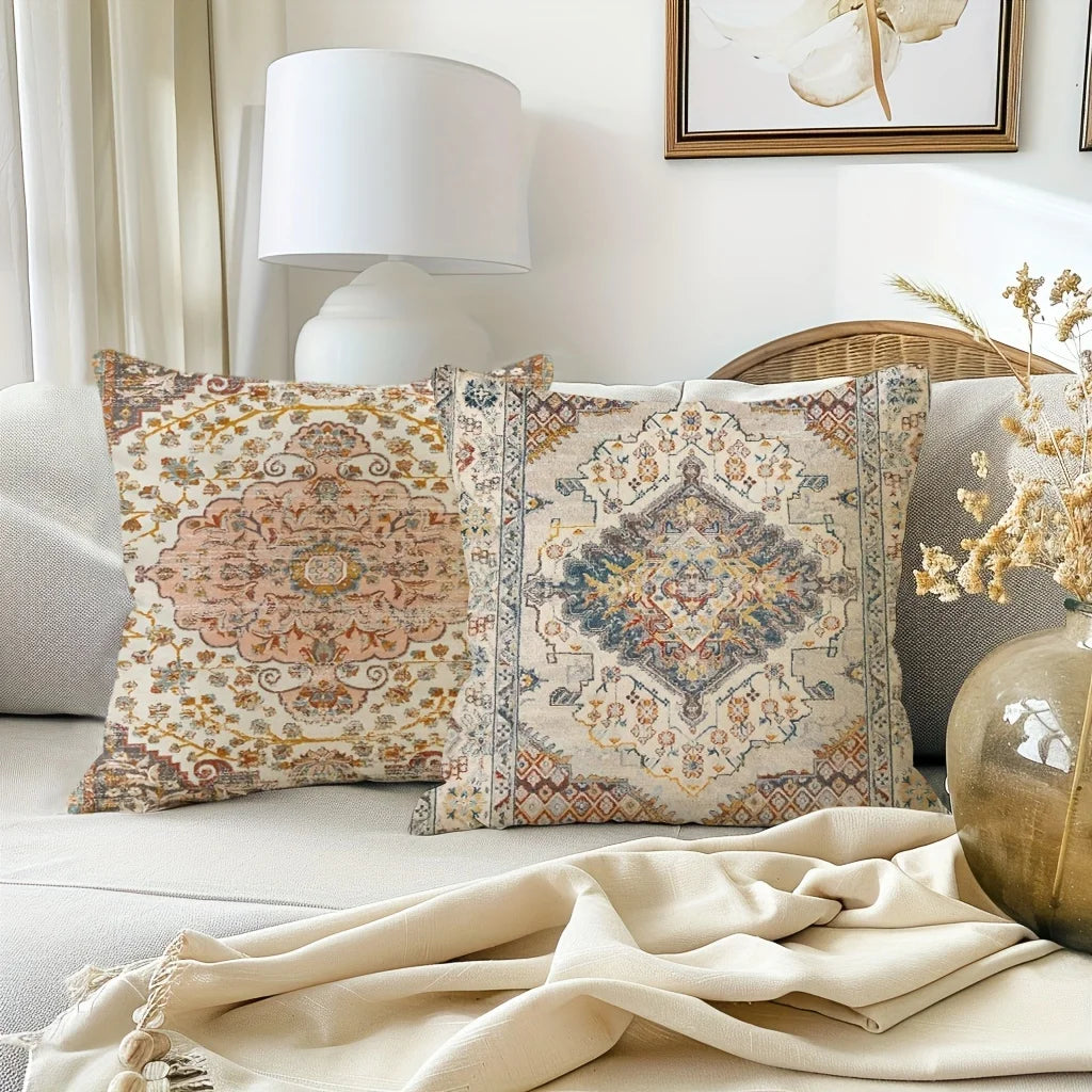 4PCS Bohemian Ethnic Style Throw Pillows