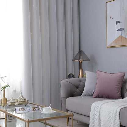 Hollow Out Star Curtain