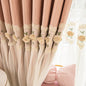 Embroidered Flower Curtains