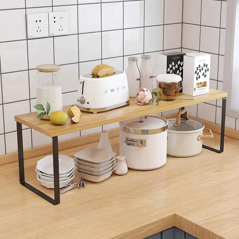 Kitchen Desktop Shelf