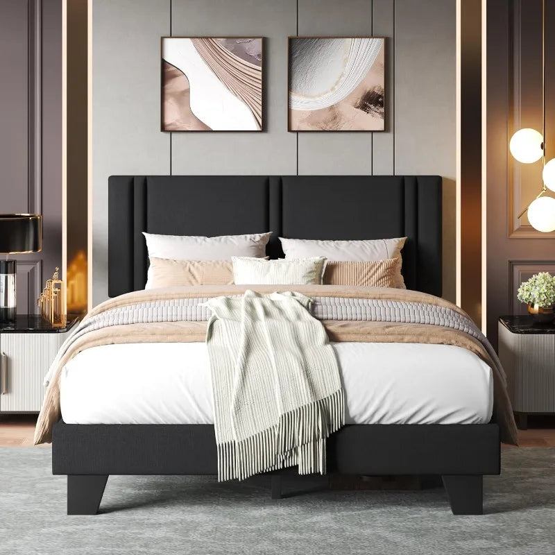 Upholstered Queen Size Bed Frame