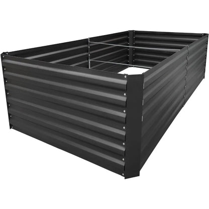 8x3x2FT Metal Raised Garden Bed Kit