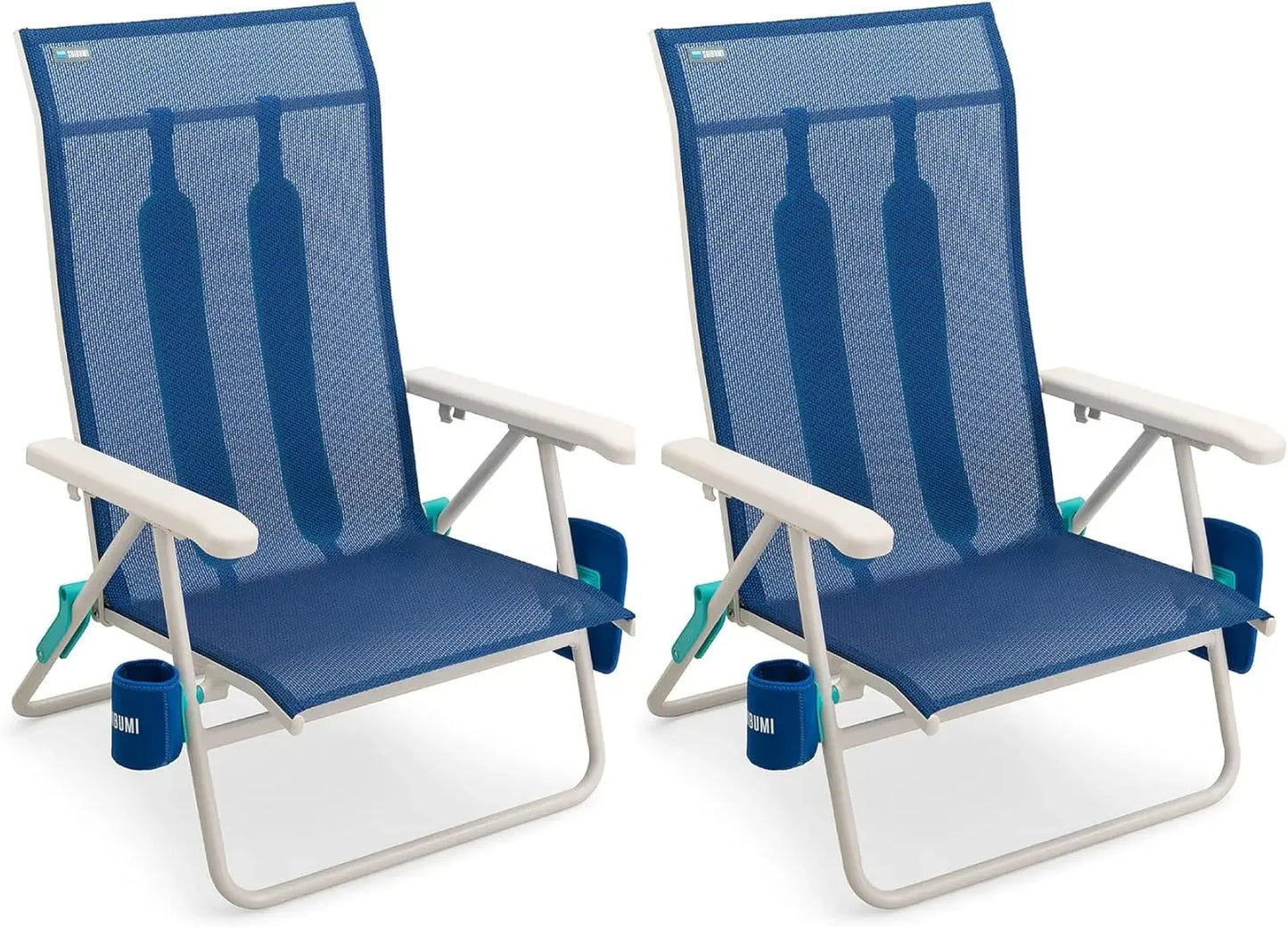 Chairs Set of 2. Anti-Rust Marine Grade Frame.