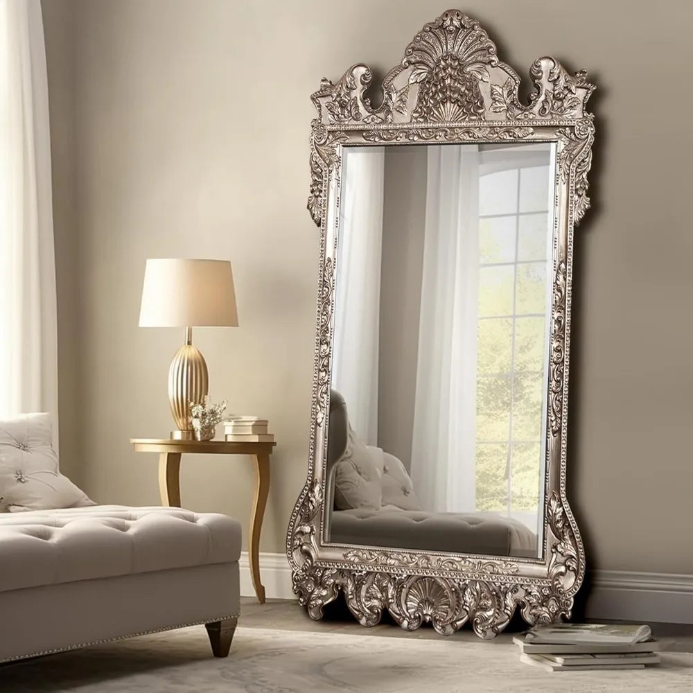Antique Oversized Full Length Mirror